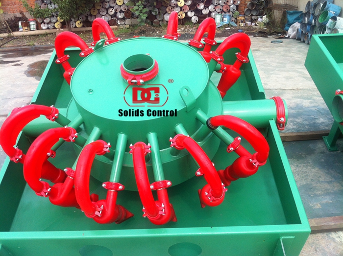Hydrocyclone desander and desilter used for solid control system 用于固体控制系统的水力旋流除砂器和除泥器